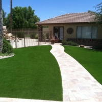 Fake Grass Bibb City, Georgia Paver Patio, Front Yard Ideas