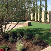 Synthetic Grass Oakwood, Georgia Landscape Rock, Backyard Design