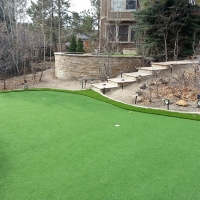 Turf Grass Senoia, Georgia Putting Green Flags, Backyard Design