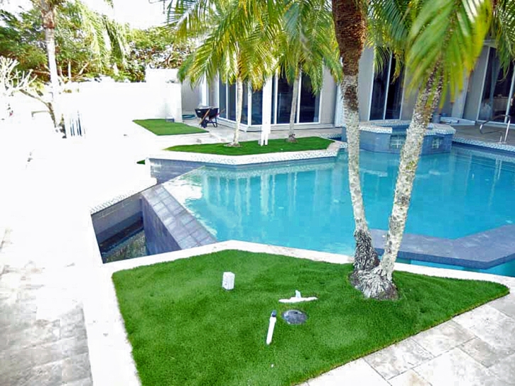 Grass Installation Lilburn, Georgia Backyard Deck Ideas, Backyard Pool